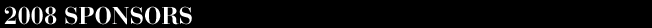 2008 Sponsors